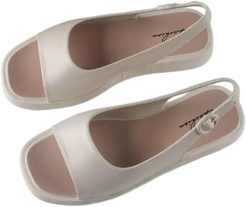 Women's Summer Casual Flat Sandals - Comfortable Breathable Design, Non-Slip Outsole, Perfect for Daily Outdoor Walking & Commuting in Kuwait