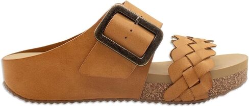 VOLATILE Womens Morel Slide Casual Sandals Casual Low Heel 1-2" in Kuwait