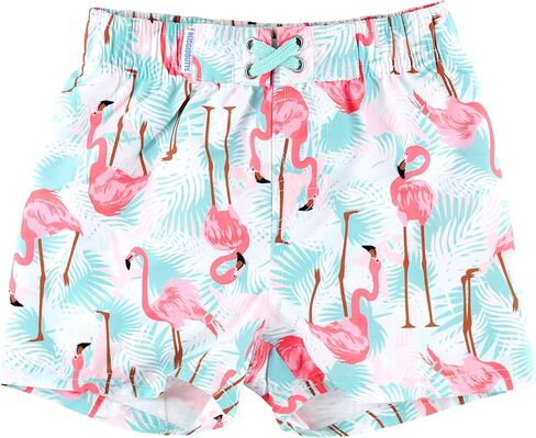 RUGGEDBUTTS Boys UPF50+ Sun Protection Animal - Swim Trunks | Regular Fit, Bottom Only, Non-Adjustable Design, Male Youth, Pool And Beach Wear in Kuwait