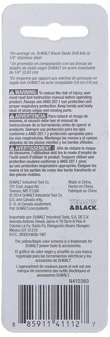 DEWALT Drill Bit, Pilot Point, Industrial Cobalt Alloy Steel, 1/16-Inch (DWA1204) in Kuwait