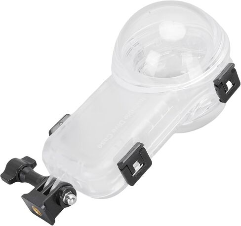 AMONIDA 60M 196ft Dive Case, Underwater Diving Cover, Panoramic Protective Cover with 360 Degree Seamless Stitching & Bracket Accessories, Ideal for X5 Camera in Kuwait
