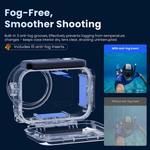 Waterproof Case for DJI Osmo Action 6,Waterproof Shell Diving Shell Accessories Deep Dive for DJI Osmo Action 6 in Kuwait