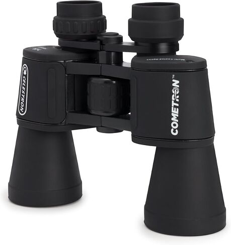 Celestron 71198 Cometron 7x50 Binoculars (Black) & 93524 Binocular Tripod Adapter (Black) in Kuwait