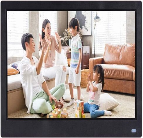 Digital Photo Frame, 15.6 Inch Digital Picture Frame with IPS Display High Resolution USB SD SDHC with Built in Clock and Calendar Gift Present for Family Friends (Black 11.6") (White 10.1) in Kuwait