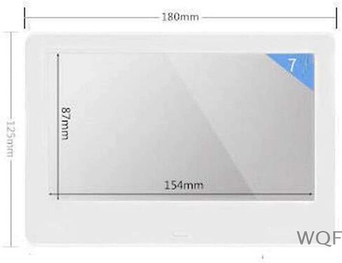 7 Inch 10.1 Inch Rechargeable Lithium Battery Multi-Function Digital Photo Frame Digital Photo Frame Advertising Player Battery Life 3H (White 7Inch) (White 7Inch) in Kuwait