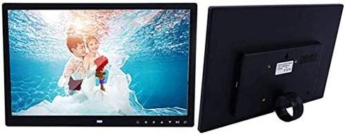 Digital Picture Frames Digital Photo Frame, 15 inch 1440 x 900 High Resolution Full IPS Photo/Music/Video Player Calendar Alarm with Remote Control, Photo Frame Digital (Black 15") (White 15") in Kuwait