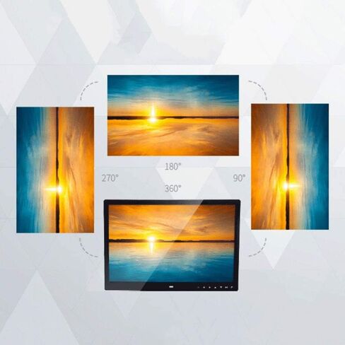 Digital Picture Frames Digital Photo Frame, 15 inch 1440 x 900 High Resolution Full IPS Photo/Music/Video Player Calendar Alarm with Remote Control, Photo Frame Digital (Black 15") (White 15") in Kuwait