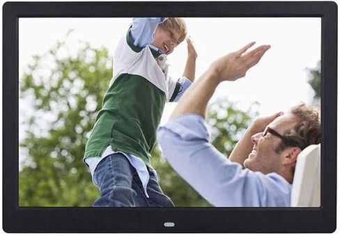 Digital Photo Frames 13 Inch 1280 * 800 Hd Resolution with Remote Remote Control Automatically Playing Video Music (White) (Black) in Kuwait