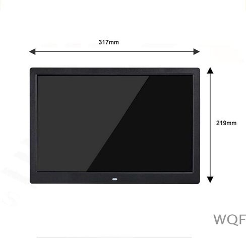 Digital Photo Frames 13 Inch 1280 * 800 Hd Resolution with Remote Remote Control Automatically Playing Video Music (White) (Black) in Kuwait