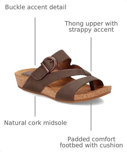 Eurosoft Womens Gladis Mocha 6.5 Medium in Kuwait