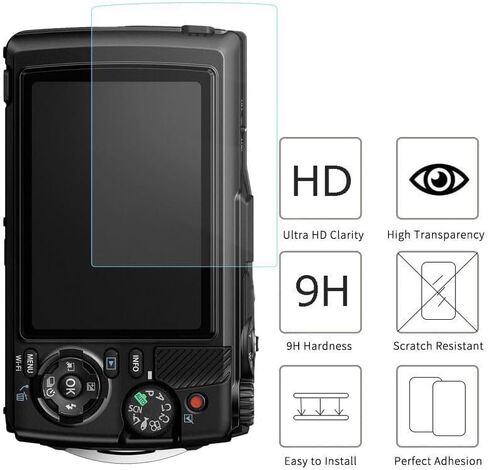 for OM SYSTEM Tough TG-7 Screen Protector - [3 Pack] HD Tempered Glass Film [Anti-Fingerprint] [Anti-Scratch] [Bubble Free] Compatible for OM SYSTEM OLYMPUS Tough TG-7 Underwater Camera in Kuwait