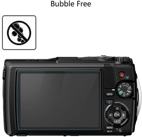 for OM SYSTEM Tough TG-7 Screen Protector - [3 Pack] HD Tempered Glass Film [Anti-Fingerprint] [Anti-Scratch] [Bubble Free] Compatible for OM SYSTEM OLYMPUS Tough TG-7 Underwater Camera in Kuwait