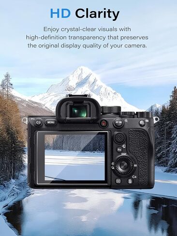 3 Pack Screen Protector for Sony A7R VI, Tempered Glass for Sony A7R6, 9H Hardness, Anti-Scratch, Bubble Free, HD Clarity in Kuwait