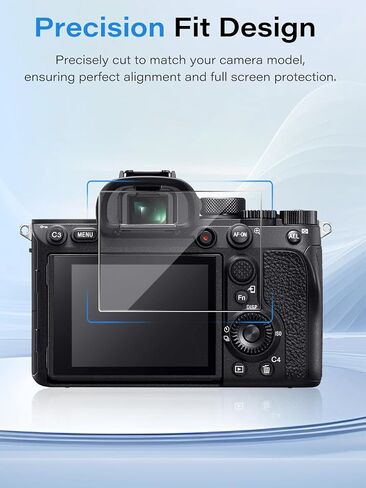 3 Pack Screen Protector for Sony A7R VI, Tempered Glass for Sony A7R6, 9H Hardness, Anti-Scratch, Bubble Free, HD Clarity in Kuwait