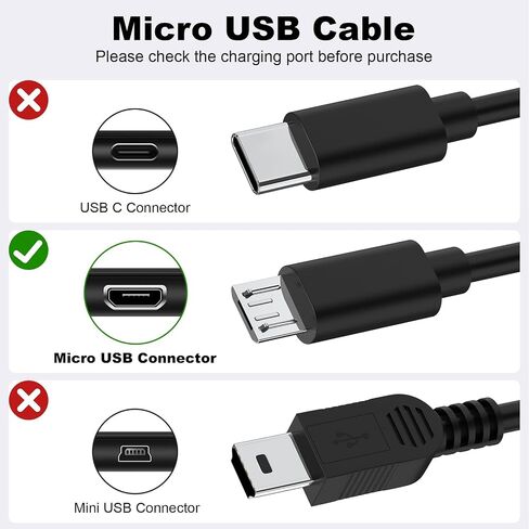 5 FT USB Charger for Kodak Pixpro FZ55 FZ45 FZ43, For Kodak Pixpro Astro Zoom AZ405 AZ401 AZ421 AZ252 AZ901 FZ152-RD FZ53-RD, for Kodak Easyshare Sport C142 C143 C183 C195 C1530 C1550 Charging Cable in Kuwait