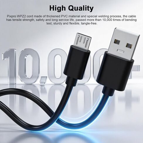 5 FT USB Charger for Kodak Pixpro FZ55 FZ45 FZ43, For Kodak Pixpro Astro Zoom AZ405 AZ401 AZ421 AZ252 AZ901 FZ152-RD FZ53-RD, for Kodak Easyshare Sport C142 C143 C183 C195 C1530 C1550 Charging Cable in Kuwait
