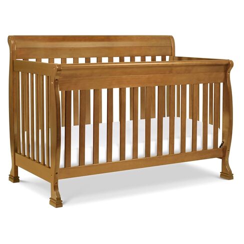 DaVinci Kalani 4-in-1 Convertible Baby Crib, GREENGUARD Certified, Espresso | Converts to Toddler Bed, Daybed & Full-Size Bed - 4 Adjustable Mattress Heights - Conversion Kits Sold Separately in Kuwait