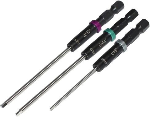 MIP Standard SAE Speed Tip 1/4" Drive Bits Hex Allen Driver Wrench Set Gen 2 (1/16 / 5/64 / 3/32 - Set) in Kuwait