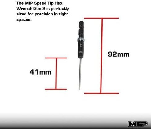 MIP Standard SAE Speed Tip 1/4" Drive Bits Hex Allen Driver Wrench Set Gen 2 (1/16 / 5/64 / 3/32 - Set) in Kuwait