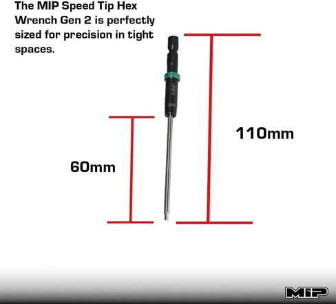 MIP Standard SAE Speed Tip 1/4" Drive Bits Hex Allen Driver Wrench Set Gen 2 (1/16 / 5/64 / 3/32 - Set) in Kuwait