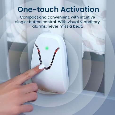 Babysense 7 Baby Sleep Breathing Movement Monitor for Newborn and Infants, No WiFi, Non Wearable, Non Contact Monitor with 2 Under-Mattress Sensors for Full Crib Coverage, FSA Baby Monitor in Kuwait