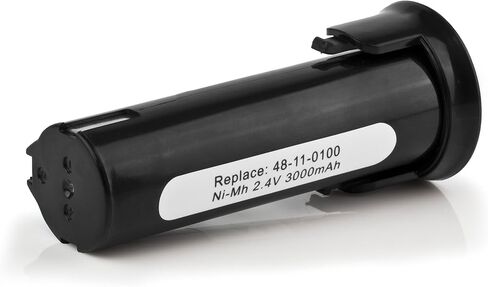 ExpertPower® 2.4v 3000mAh NiMh Extended Power Tool Battery for Milwaukee 48-11-0100 6538-1 6539-1 6539-6 6540-1 6545-6 6546-1 6546-6 6547-1 6547-22 6550-20 in Kuwait