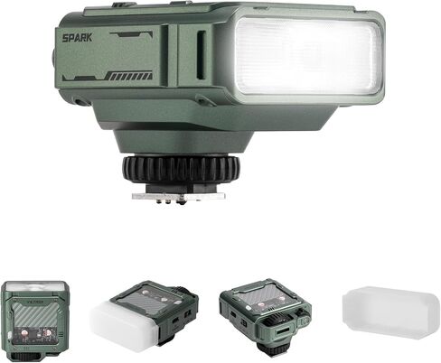 VILTROX Spark Z3 N Z3-N TTL Camera Flash, 26Ws 6500k 7 Levels 650 Full-Power Mini Flashes,GN16, 1s Recycling Time Speedlite Flash for Nikon Cameras (Green) in Kuwait