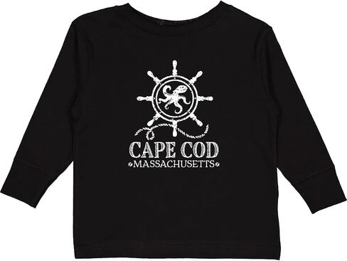 inktastic Cape Cod Massachusetts Nautical Toddler Long Sleeve T-Shirt in Kuwait