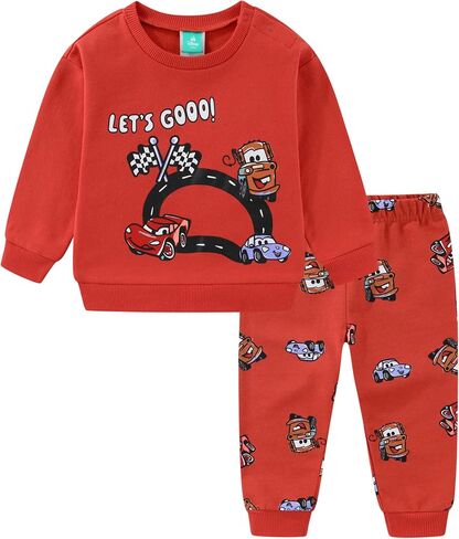 Disney Cars McQueen Baby Boys Sweatshirt and Fleece Pants Set for Infants in Kuwait