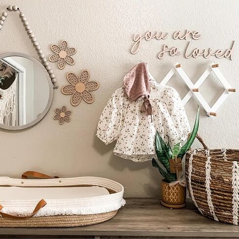 You are so loved Small Quote Wall Sign,Wood Sign Home Decor,Nursery Crib Boy Room Office Home Wall Art Baby Shower Party Decor in Kuwait