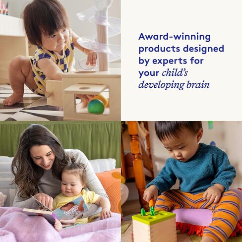 Lovevery | The Babbler Play Kit, Birthday Play Kit, Montessori Toddler Toy, 8 Play Products, 1 Board Book, and Play Guide (Best Birthday Gift for 1 Year Old), Medium in Kuwait