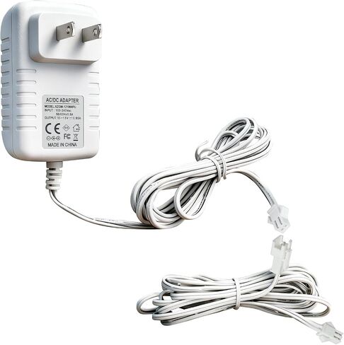 3-PIN Power Adapter Charger for Somfy 9025166 Motorized Shades Blinds | Compatible with Somfy Motorized Wire-Free 12V Rechargeable Battery Wand Power Supply Curtains Awnings in Kuwait