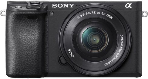 Sony a6400 Mirrorless Camera with 16-50mm Lens with Real-Time Eye Auto Focus, 4K Video ILCE-6400L/B + 64GB Card + NP-FW50 Battery + Photography Software + Filter Kit + Charger + Case + More (Renewed) | For Photography & Video | 4K Video | Real-Time Eye AF in Kuwait