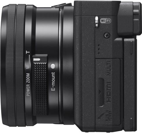 Sony a6400 Mirrorless Camera with 16-50mm Lens with Real-Time Eye Auto Focus, 4K Video ILCE-6400L/B + 64GB Card + NP-FW50 Battery + Photography Software + Filter Kit + Charger + Case + More (Renewed) | For Photography & Video | 4K Video | Real-Time Eye AF in Kuwait