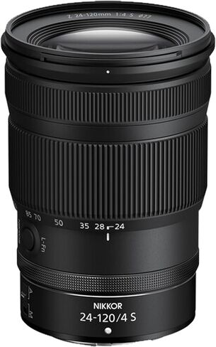 Nikon Z5 Mirrorless Digital Camera 24.3MP,Z 24-120mm f/4 S Lens + 128GB Extreme Memory, Wireless Microphones, LED Light, Filters, Case, Tripod, and More (Content Creator Bundle) (Renewed) in Kuwait