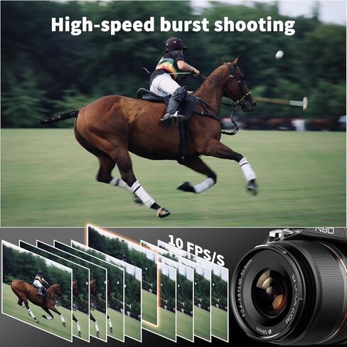 NBD 64MP Digital Cameras for Photography,8K Vlogging Cameras for YouTube,16X Optical Zoom Travel Point and Shoot Digital Cameras Fotograficas with 180°Flip Screen,58mm UV Lens,2 Batteries(Black) in Kuwait