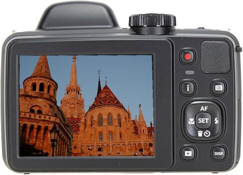 Kodak PIXPRO AZ425 Digital Camera (Black) | 20MP Sensor, 42x Optical Zoom, 24mm Wide-Angle Lens & Optical Image Stabilization | Great for Travel & Everyday Photos (AZ425BK) + 32GB Card + Bag + Cloth in Kuwait