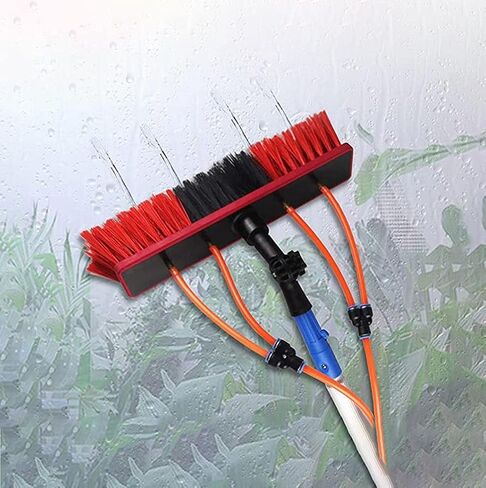 7m Rod/50cm Brush, Telescopic Window Cleaner, Window Cleaning Pole, Water Fed Telescopic Brush, Window Cleaner Kit, Extendable Solar Panel Washing in Kuwait