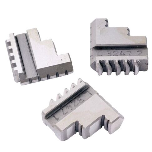 HHIP 3900-4732 3 Piece Steel External Hard Jaw Set for 4" 3-Jaw K11 100 Lathe Chuck, 4" Fits Chuck Size in Saudi Arabia