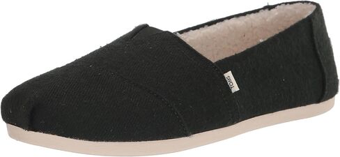 TOMS Womens Alpargata Repreve Slip On Flats Casual | Cushioned Support for Long Wear, Elastic Gore for Easy on Off, Lightweight Breathable Upper, Ladies Slip on Shoes in Kuwait