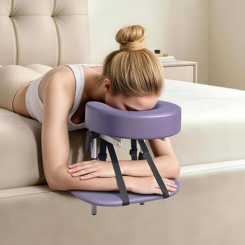 Linens Head Rest for mattresses ranging from 5.5-17.7 inches, Bed Massage Head Holder, Universal Face Cradle Cushion for Massage Tables and Salon (Black) in Kuwait