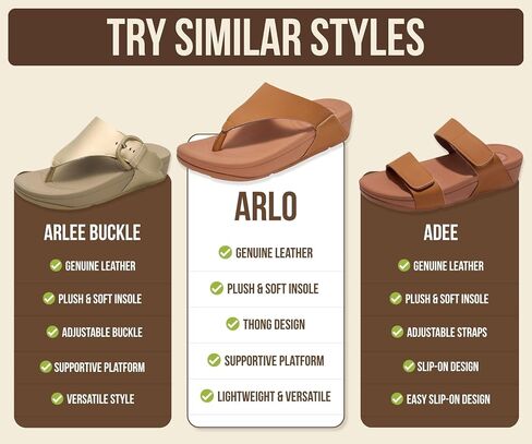 Project Cloud Genuine Leather Thong Flip Flops for Women with Arch Support | Genuine Leather Thong Flip Flops with Plush Soft Insole Arch Support & Non Slip Outsole Comfortable Beach & Summer Slides in Kuwait
