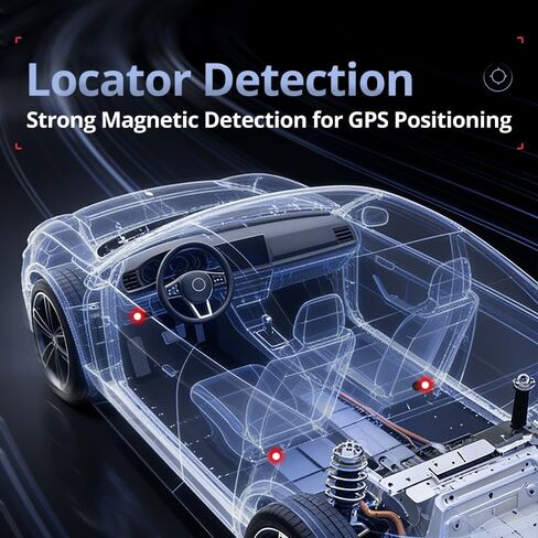 8-in-1 Hidden Camera Detector, Bug&Anti spy Detector,GPS Tracker Finder, RF Signal Detector with Telescopic Antenna, Infrared Lens Detection, Vibration & Sound Alerts, LED Flashlight in Kuwait