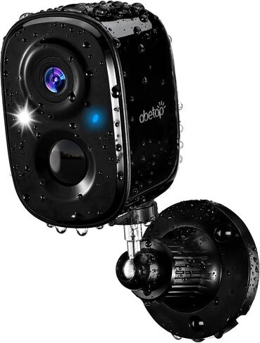 2K Wireless Security Cameras - Outdoor WiFi Security Cameras Color Night Vision, AI/PIR Detection, 2-Way Talk, Cloud/SD, Weatherproof, Battery Powered Outdoor Cameras (Black1) (White-1Pack) in Kuwait