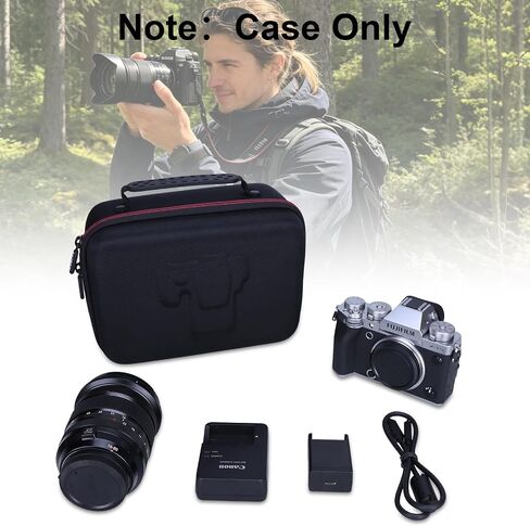 L LTGEM Case Compatible with Fujifilm X-T30 III/X-E5/X-M5/X-T5/X-T50/X-S20 Mirrorless Digital Camera, Lens and Accessories, Hard Travel Carrying Camera Case for Fujifilm X-T30 III in Kuwait