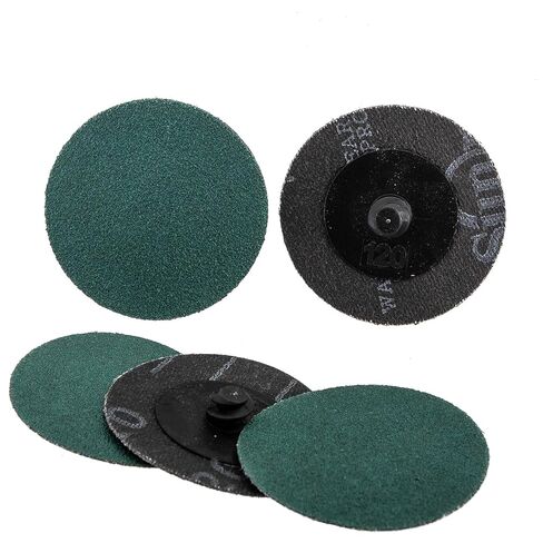 A/Z QCD 2" 24G Disc, 00201, 25 Discs Quick Change disc, Roloc disc, Drill and Die Grinder Sanding Disc, High Cutting Performance and Strong Durability in Kuwait