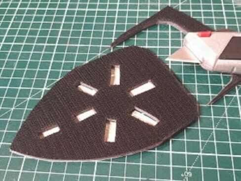 3 Pack - Crafty Products Replacement Hook & Loop Sander Pad - Hook Pad: Adhesive Backing and Heat-Resistant - Renew & Rejuvenate Old Mouse Sander, Palm Sander and Detail Sander - with 3mm Foam Backing in Kuwait