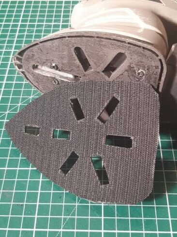 3 Pack - Crafty Products Replacement Hook & Loop Sander Pad - Hook Pad: Adhesive Backing and Heat-Resistant - Renew & Rejuvenate Old Mouse Sander, Palm Sander and Detail Sander - with 3mm Foam Backing in Kuwait