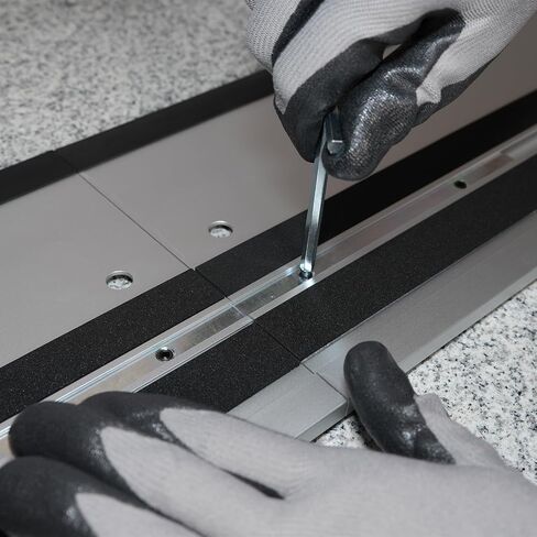 110" Guide Rail Kit Compatible with Makita SP6000J & Similar Track Saws | Includes 55" + 39" Rails, 2 Connectors & 2 Replacement Splinter Guards – CNC Large Holes for Easy Tool Box Carrying in Kuwait