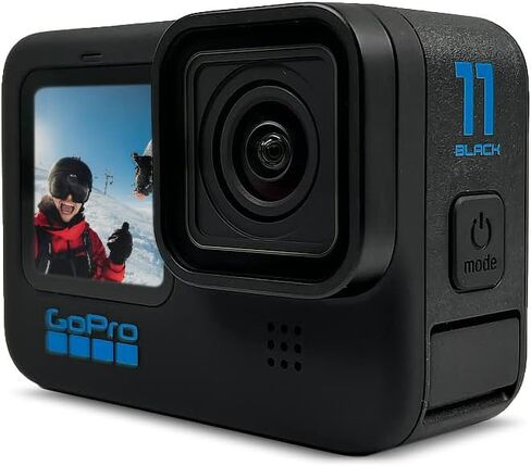 GoPro HERO11 Black - Waterproof Action Camera with 5.3K60 Ultra HD Video, 27MP Photos, 1/1.9" Image Sensor, Live Streaming, Webcam, Stabilization in Kuwait